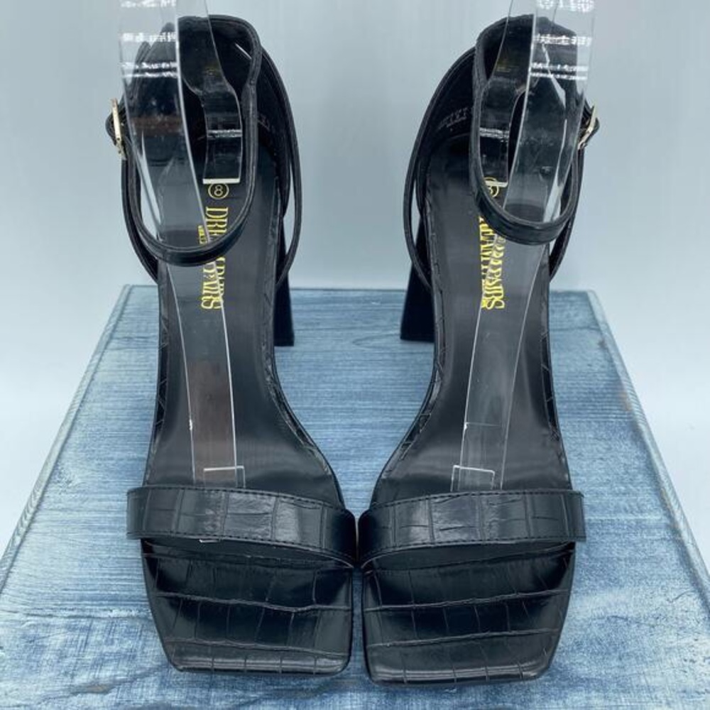Black Strappy Heels